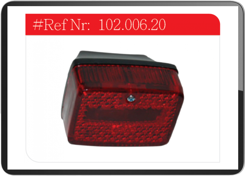 Puch Maxi Classic Taillight w/o bulb