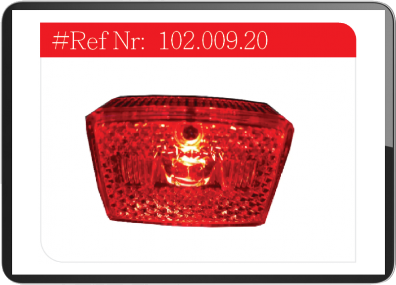 Puch Maxi LED Taillight (Driving & Brake light)