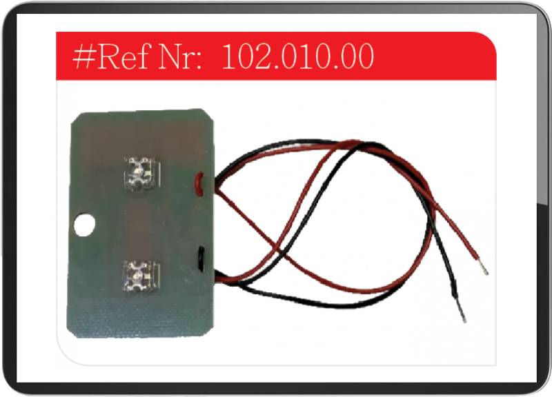 ULO 221 Puch Maxi Taillight 2pcs Led module board 6-12V