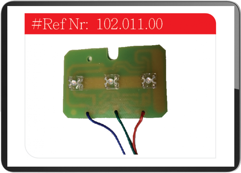 ULO 221 Puch Maxi Taillight 2pcs Led module board 6-12V
