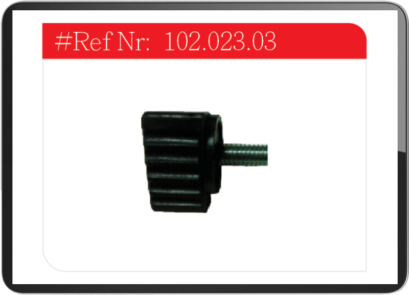 Puch side cover knob with screw 13mm