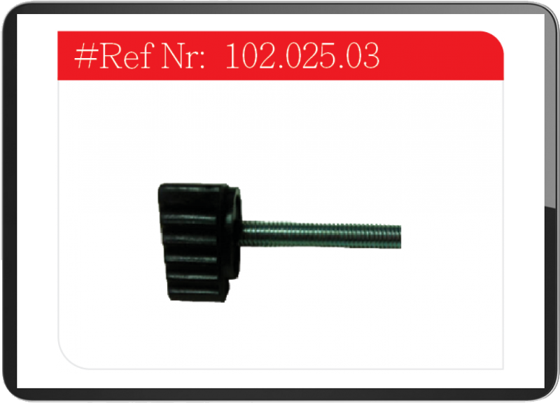 Puch side cover knob with screw 36.5mm
