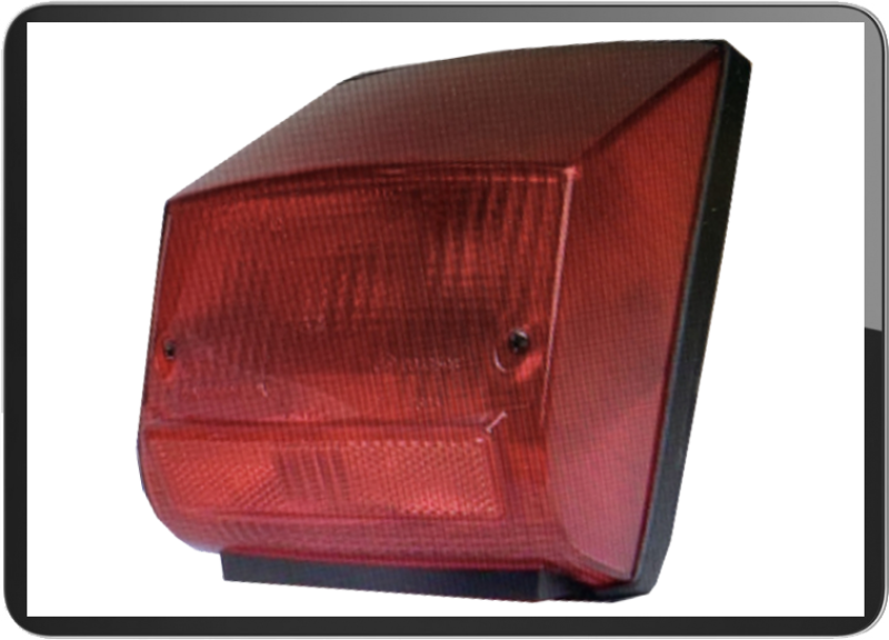 Vespa PX 1985 replacement taillight red color