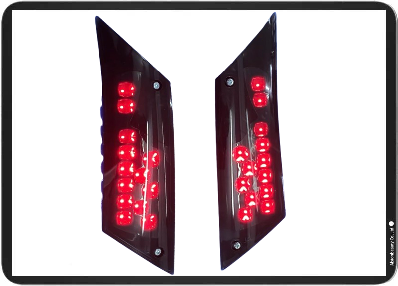 Nieuwe achterknipperlicht, vloeiende LED Piaggio ZIP 2000/SP 50/125/150cc 2/4T