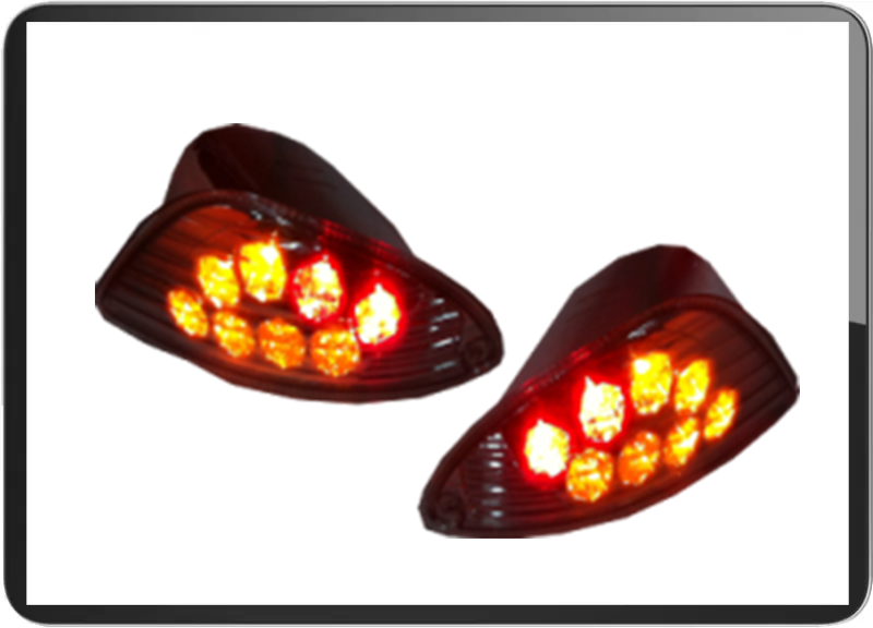 Vespa LX rear led turn indicator + taillight clear