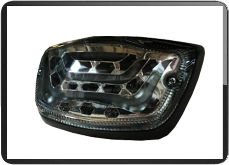 Vespa LX tube led BMW style taillight black