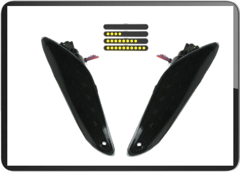 Vespa Primavera / Sprint sequential rear led black
