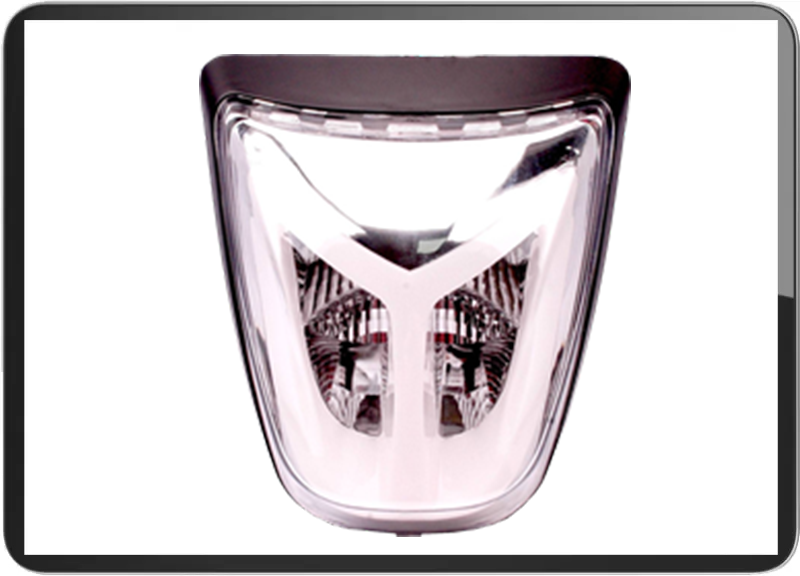 Vespa Primavera / Sprint tube led taillight clear