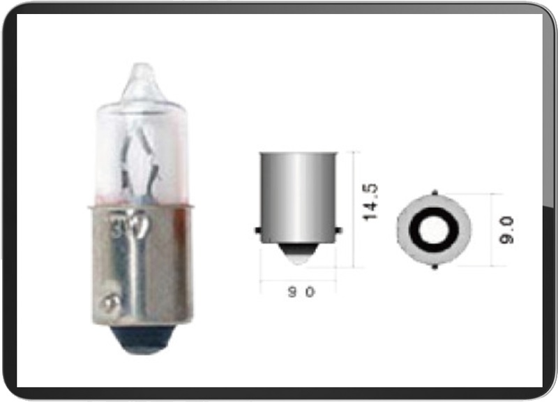 BA9S 12V10W CLEAR