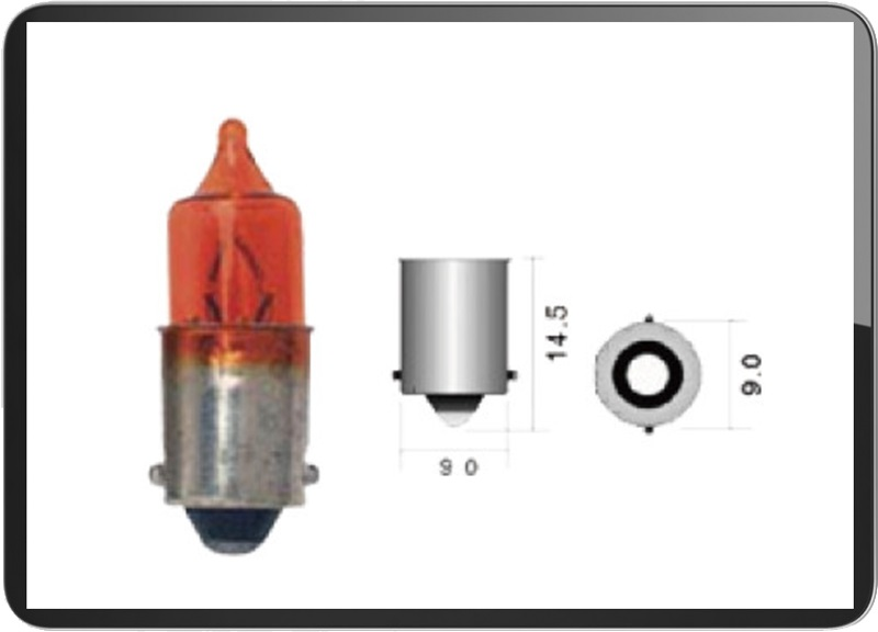 BA9S 12V10W AMBER