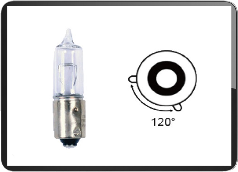 BAY9S 12V21W CLEAR