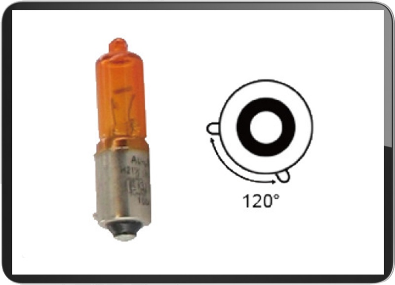 BAY9S 12V21W AMBER
