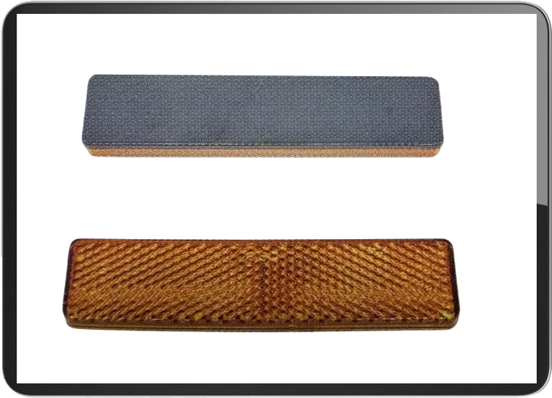 100x24mm reflector amber