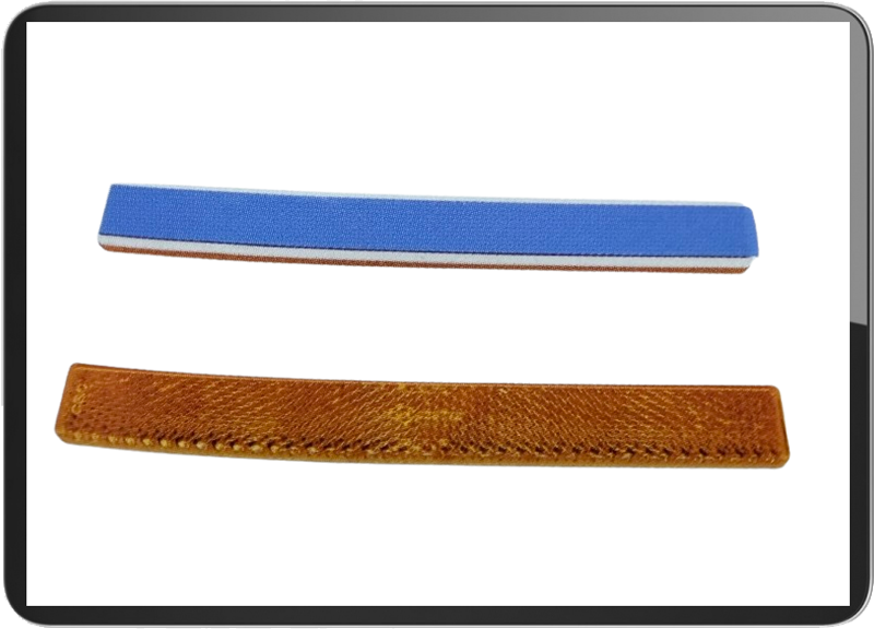 166x15mm Reflector amber