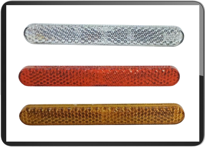 100x13mm Reflector with clip