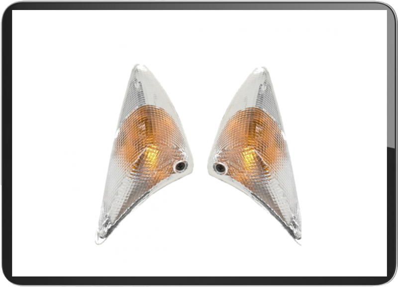 Peugeot Speedfight front turn signal light clear(PAIR)