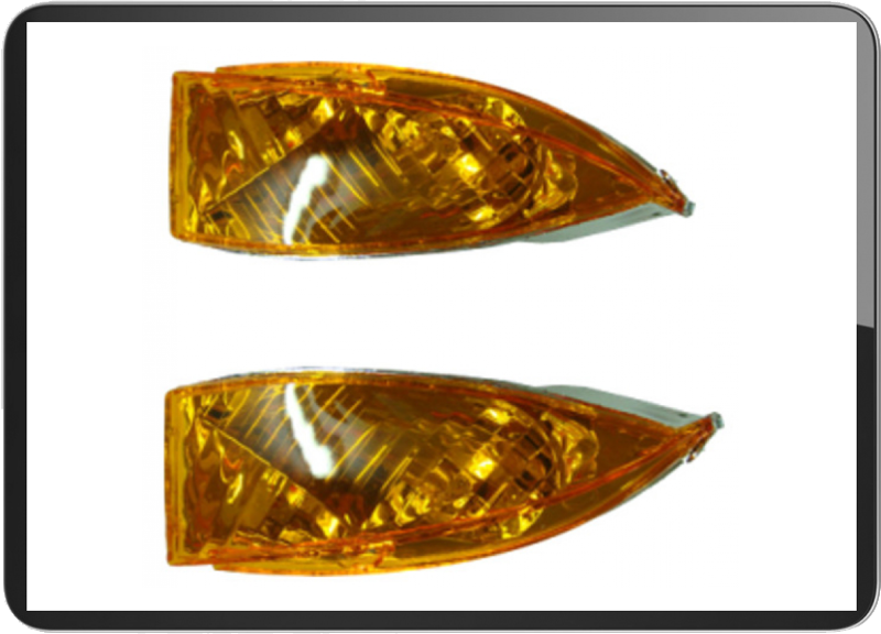 Peugeot Vivacity front turn signal light amber(PAIR)