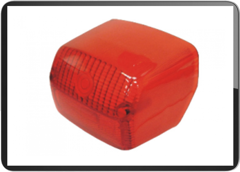 Peugeot Fox/Universal taillight Red