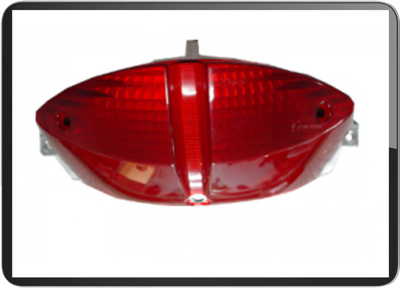 Peugeot Speedfight II Taillight red