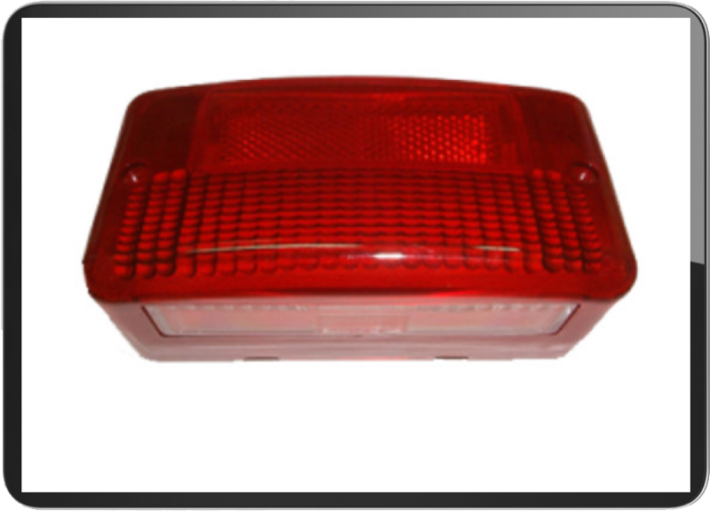 Peugeot SC50 taillight lens Red