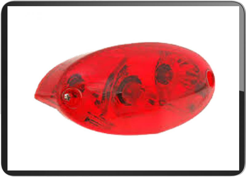 Peugeot Ludix taillight Red
