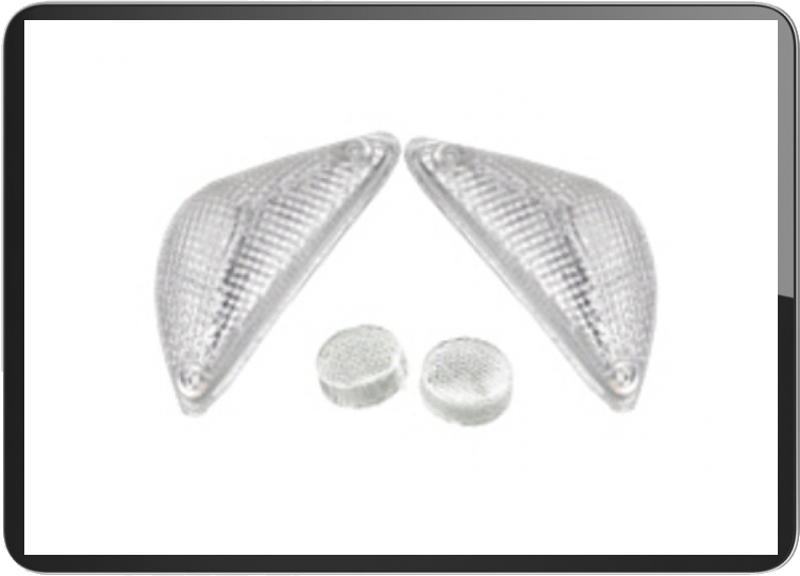 Aprilia Rally set of 4pcs turn signal lens clear