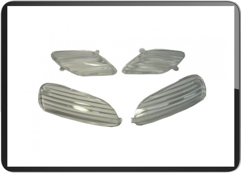 Aprilia SR50R Factory set of 4pcs turn signal lens clear