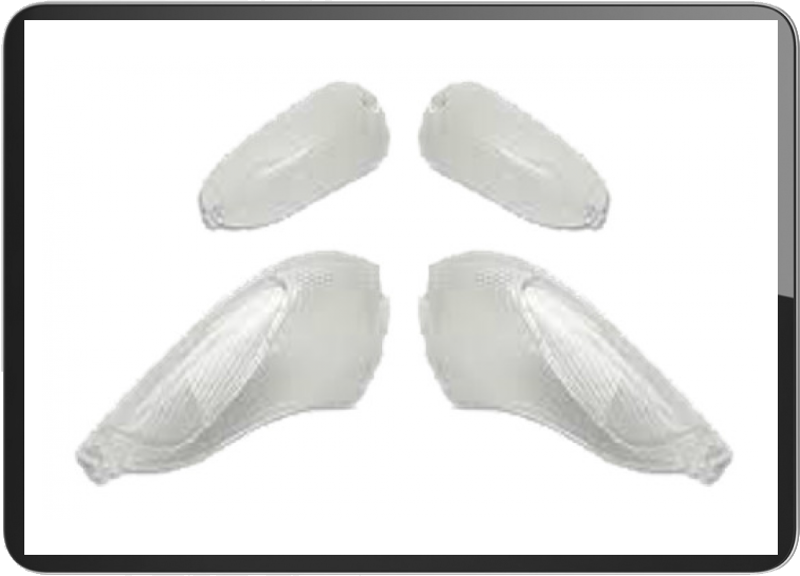 Gilera Stalker set of 4pcs lens clear