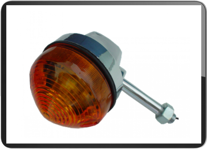 Lucas/Triumph turn signal chrome/amber