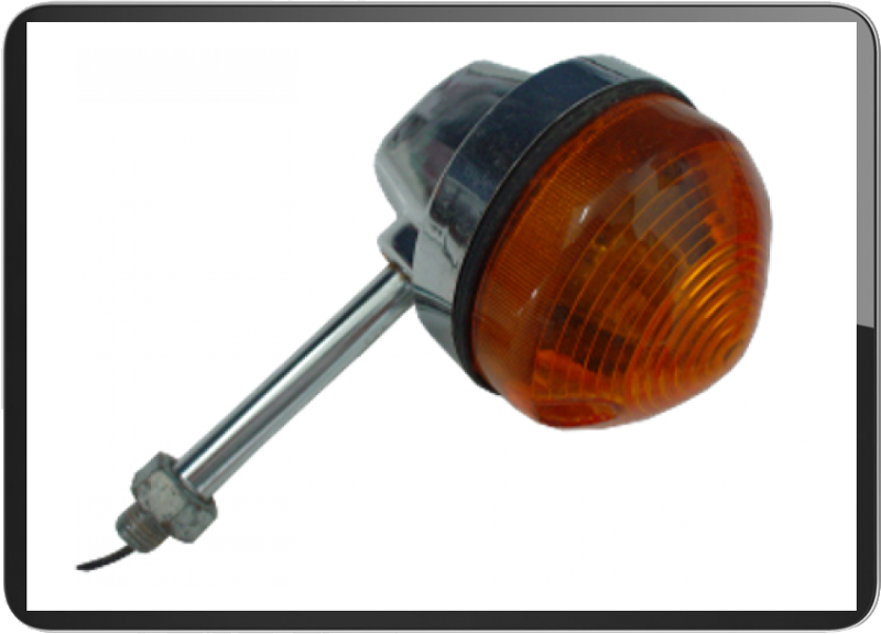 Lucas/Triumph turn signal chrome/amber