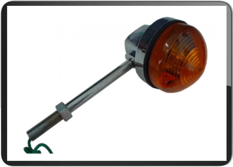 Lucas/Triumph turn signal chrome/amber