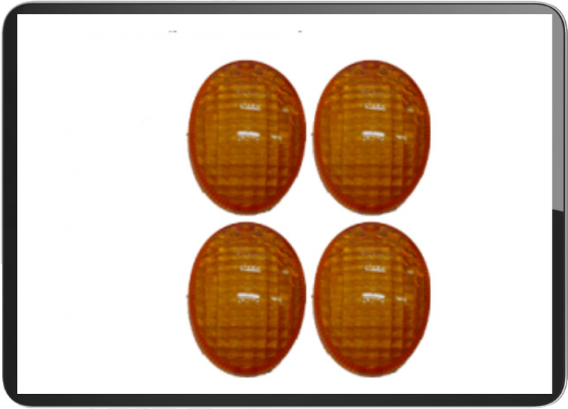DERBI GPR turn signal lens amber