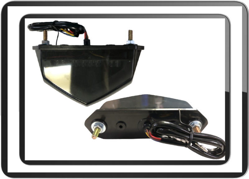 DERBI DRD/SM Led Taillight black series +Indicator black