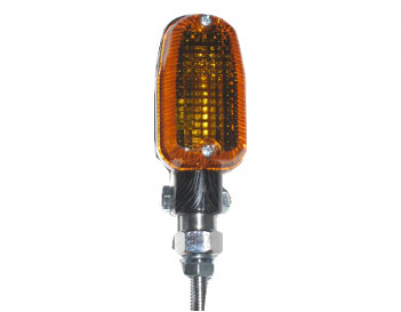 YG-7016 Rectangle blinker Black/Amber