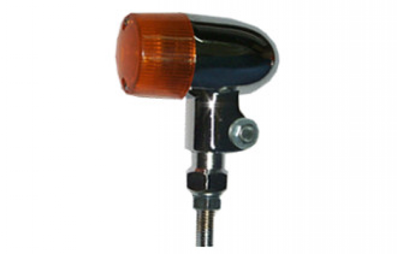 YG-7019 Round blinker Chrome/Amber