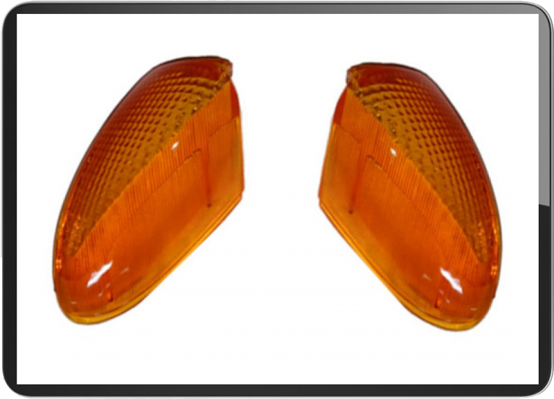 DAELIM NS125 rear turn signal lens amber