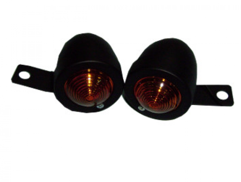 YG-7056 Bullet light Ø58mm Black/Amber