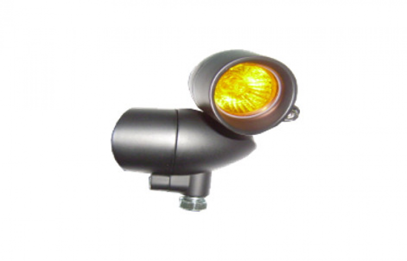 YG-7062 Bullet light Black/Amber(PAIR)
