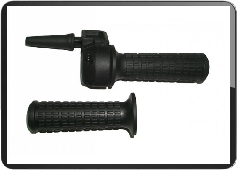 Throttle Control with pane grips 125mm (Black)