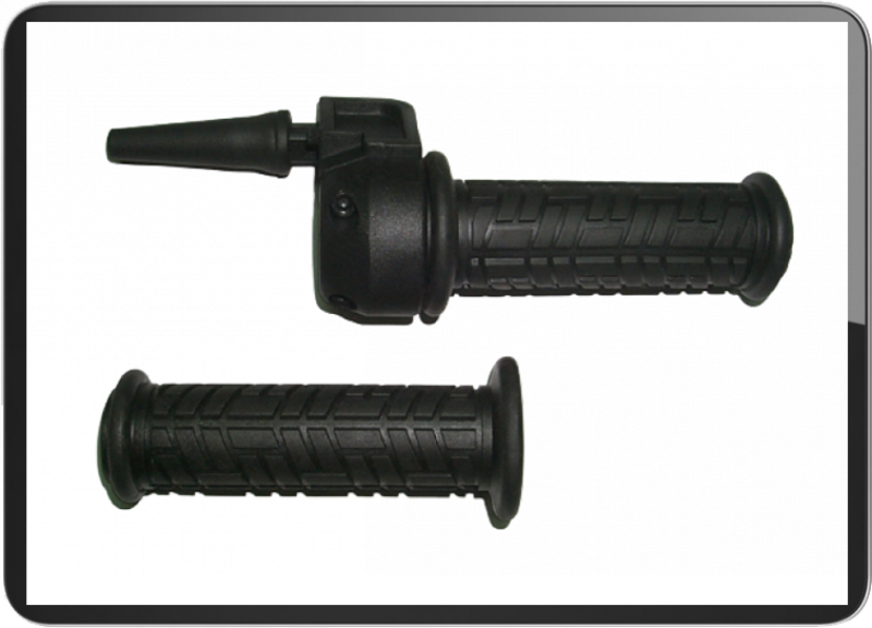 Throttle Control with tyre grips 125mm / 135mm (Black)