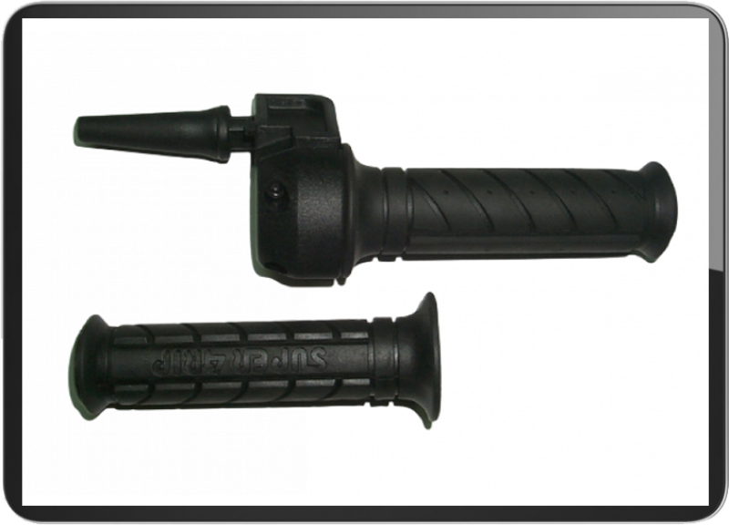 Throttle Control with super grips 125mm / 135mm (Black)
