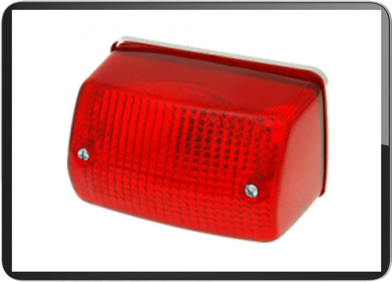 HONDA PK50 / WALLAROO taillight red