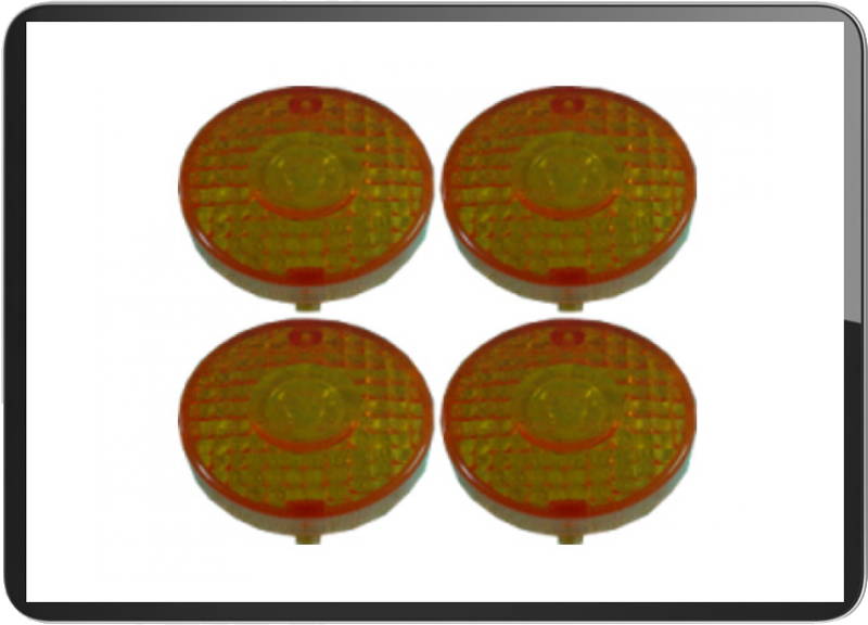 HONDA PK50 / WALLAROO set of 4pcs winker lens