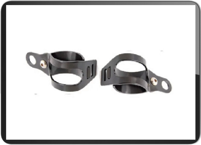 Lamp holder bracket black 2PCS (PAIR)