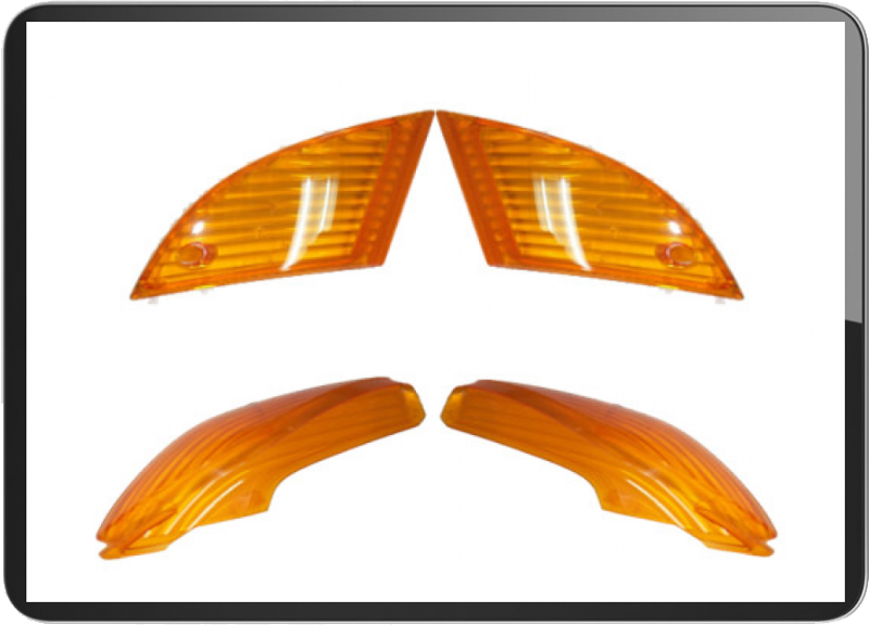 HONDA @125 set of 4pcs winker lens amber