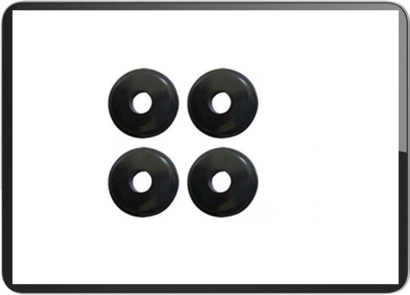 Round Indy Spacer set of 4pcs Material:Plastic