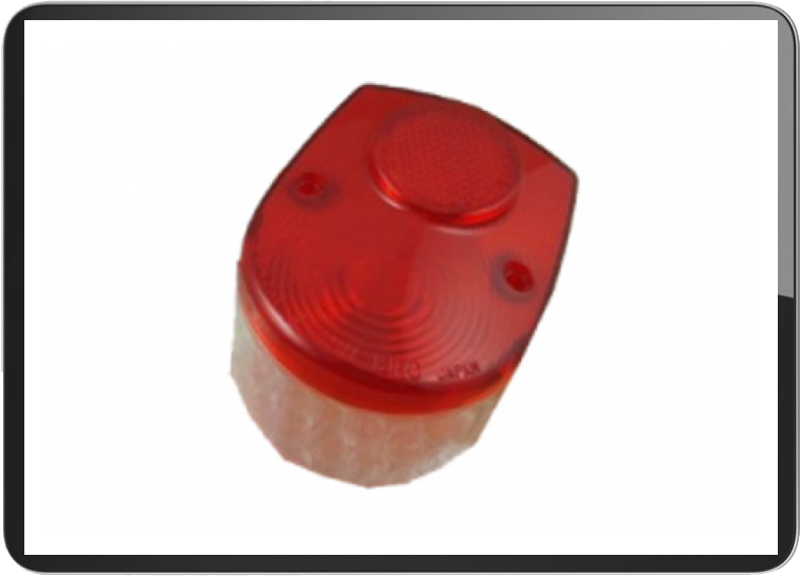 HONDA DAX taillight lens red