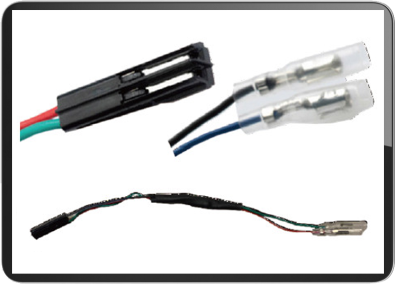 For Honda turn signal connectors 2 plug with resistor(PAIR)