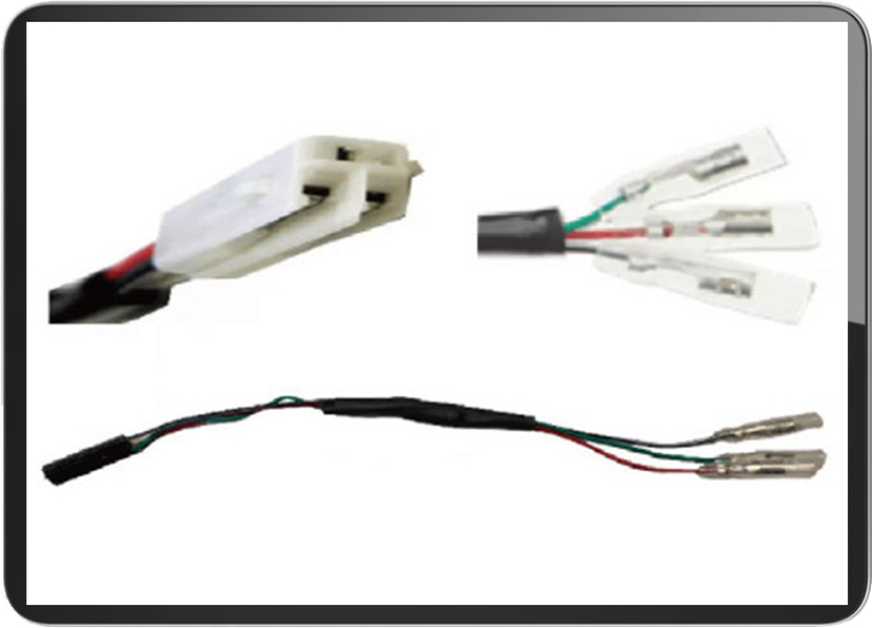 For Honda turn signal connectors 3 plug with resistor(PAIR)