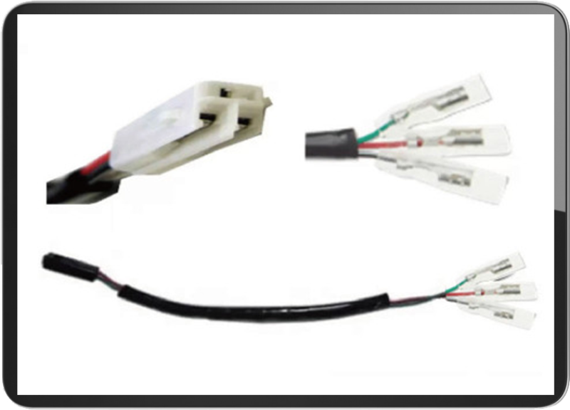 For Honda turn signal connectors 3 wires / plug (PAIR)